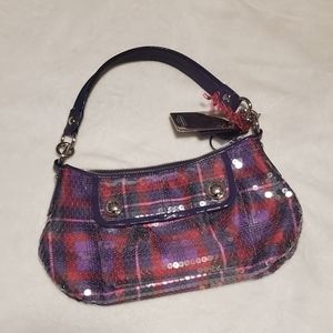 Pink and Purple Coach Purse